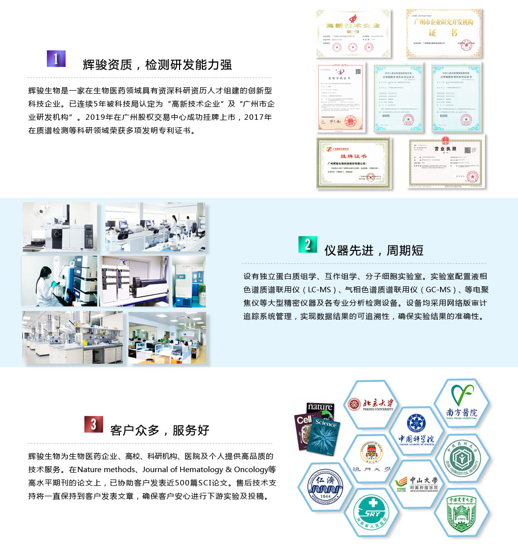 輝駿生物專注實驗外包服務(wù)-蛋白質(zhì)組學(xué)實驗、互作實驗、分子實驗、細(xì)胞實驗