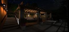 Spa-pergola-night